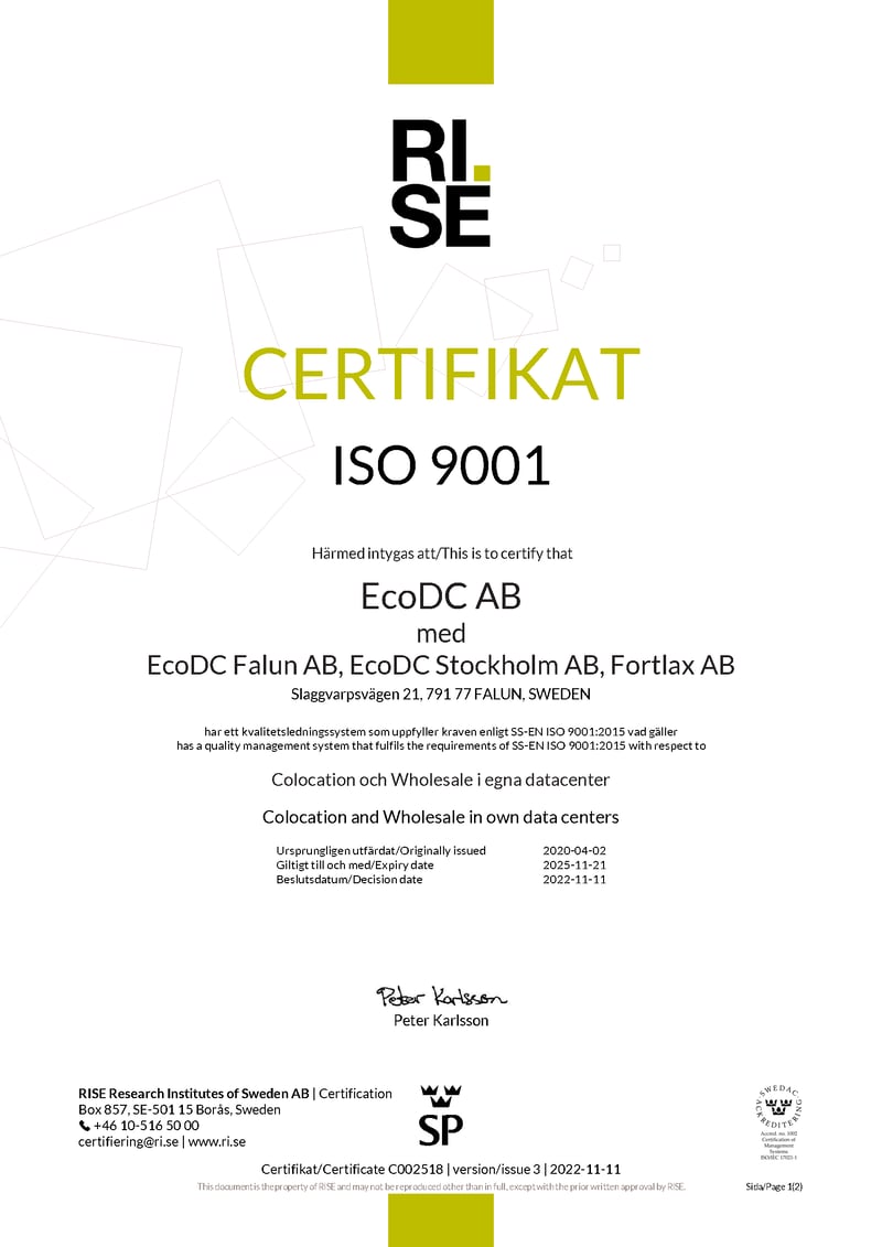 certifikats_mall_9001_sv-eng_2019-05-09_Sida_1